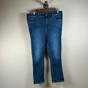Torrid Women's Size 10 Crop Midfit‎ Super Skinny Blue Jeans Super Soft